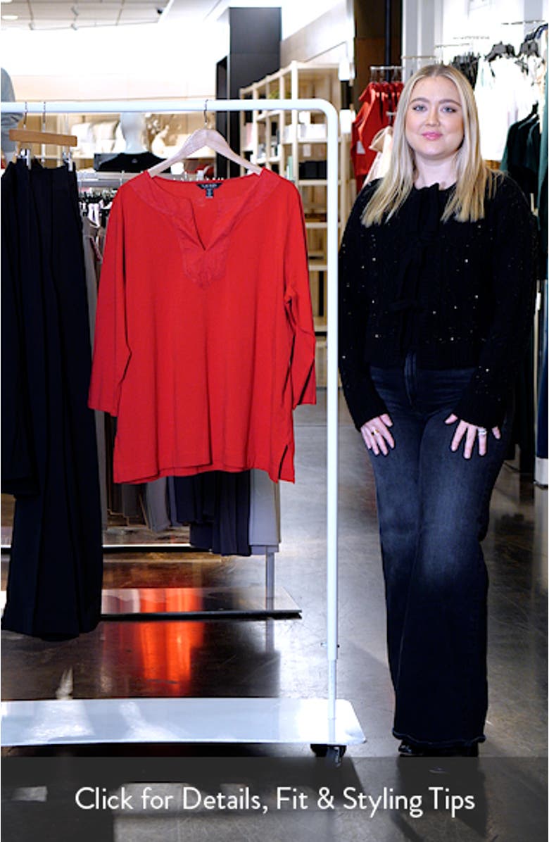 Krystol Split Neck Tunic, sales video thumbnail