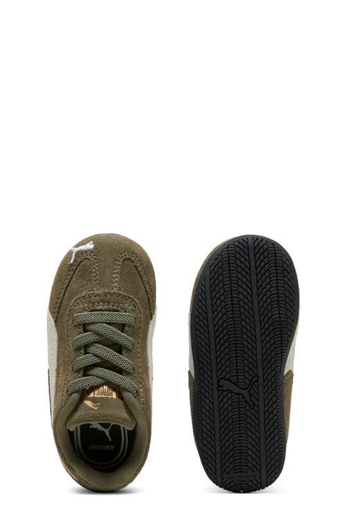 Puma Kids' Speedcat Sneaker In Loden Green- White
