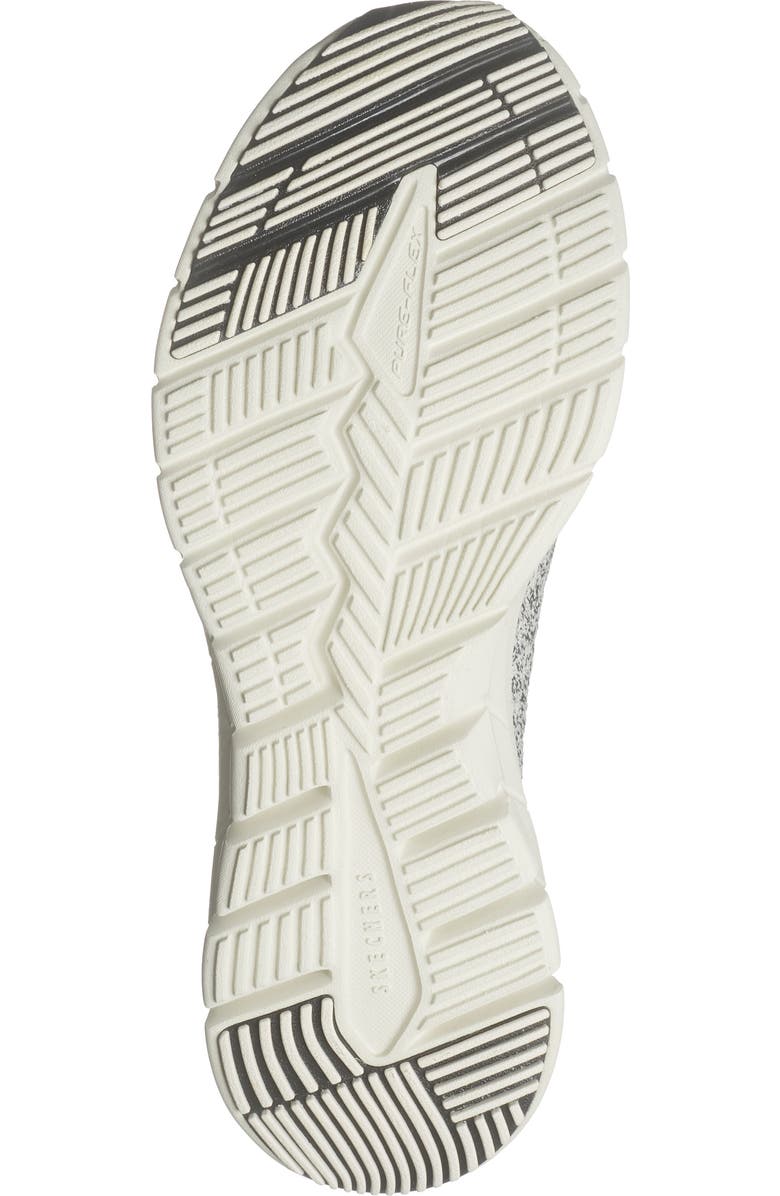 SKECHERS Pure Flex Pulse Slip-On Sneaker, Alternate, color, Natural/ Black