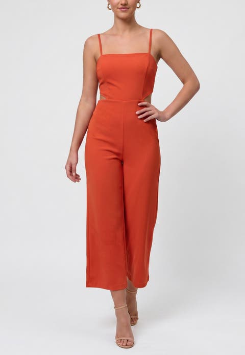 Andria Sleeveless Cutout Jumpsuit