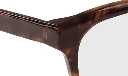 Eyebobs Nomad 50mm Blue Light Blocking Square Reading Glasses In Brown