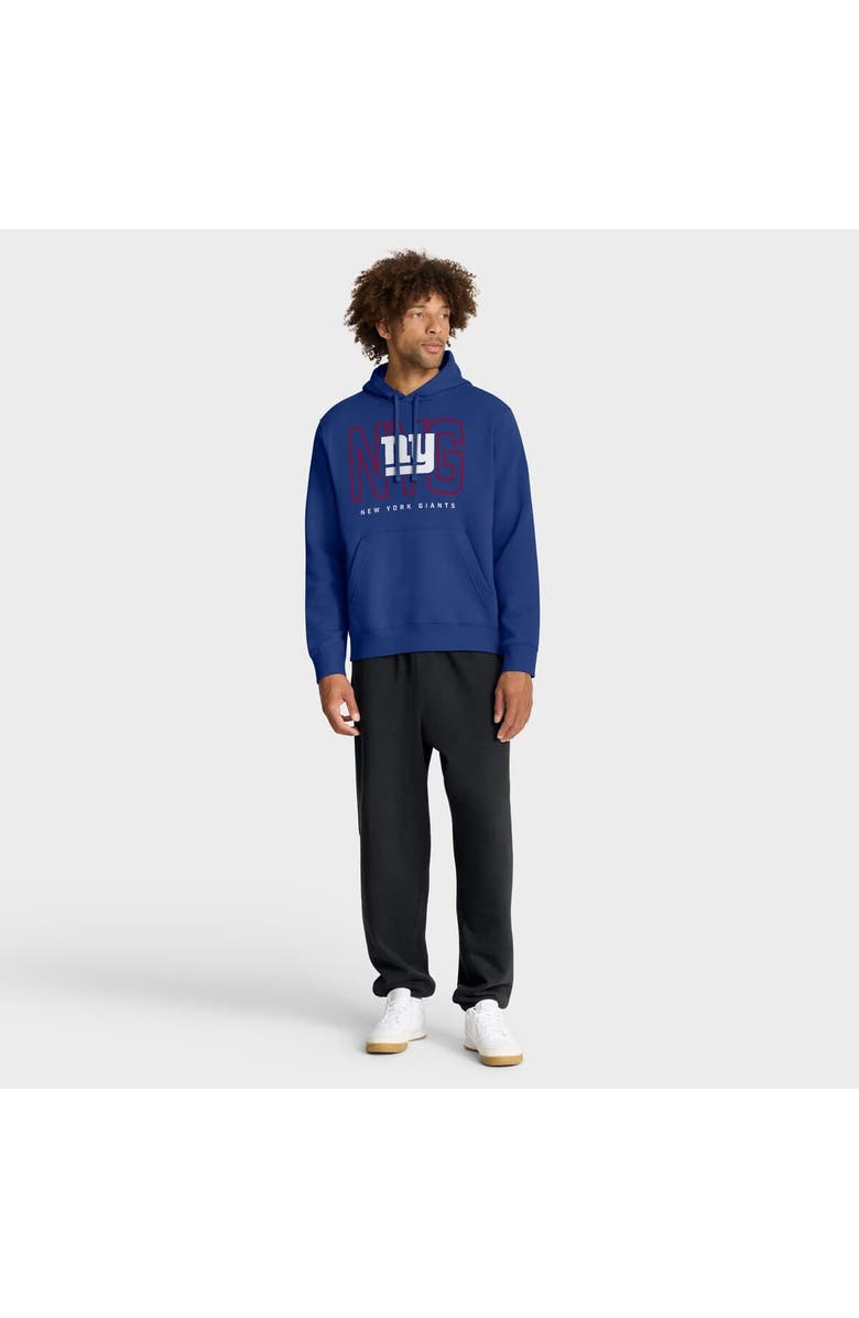 Nike Men's Nike Royal New York Giants Busted Play Club Fleece Pullover Hoodie, Alternate, color, Royal