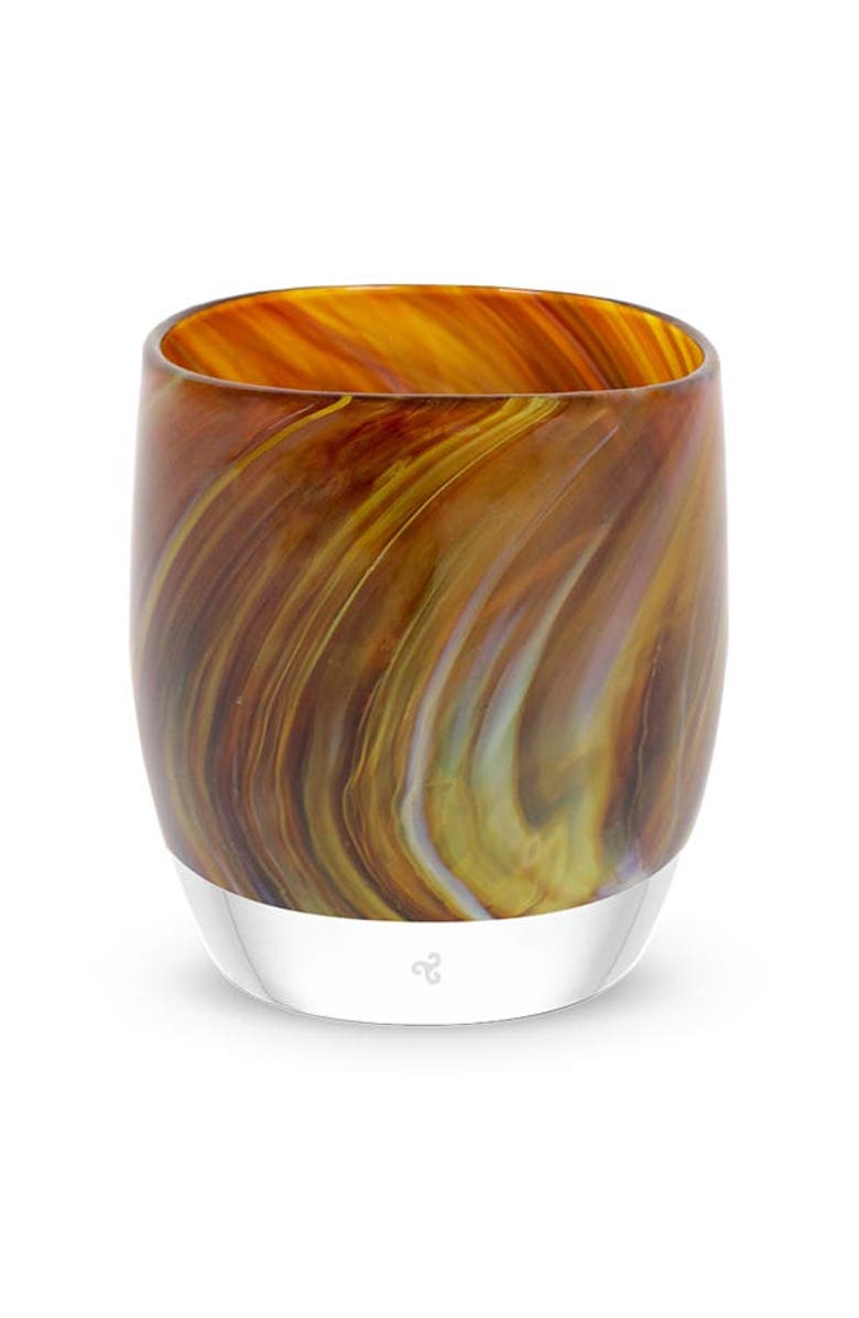 glassybaby Lucky Penny Candle Holder, Main, color, Lucky Penny