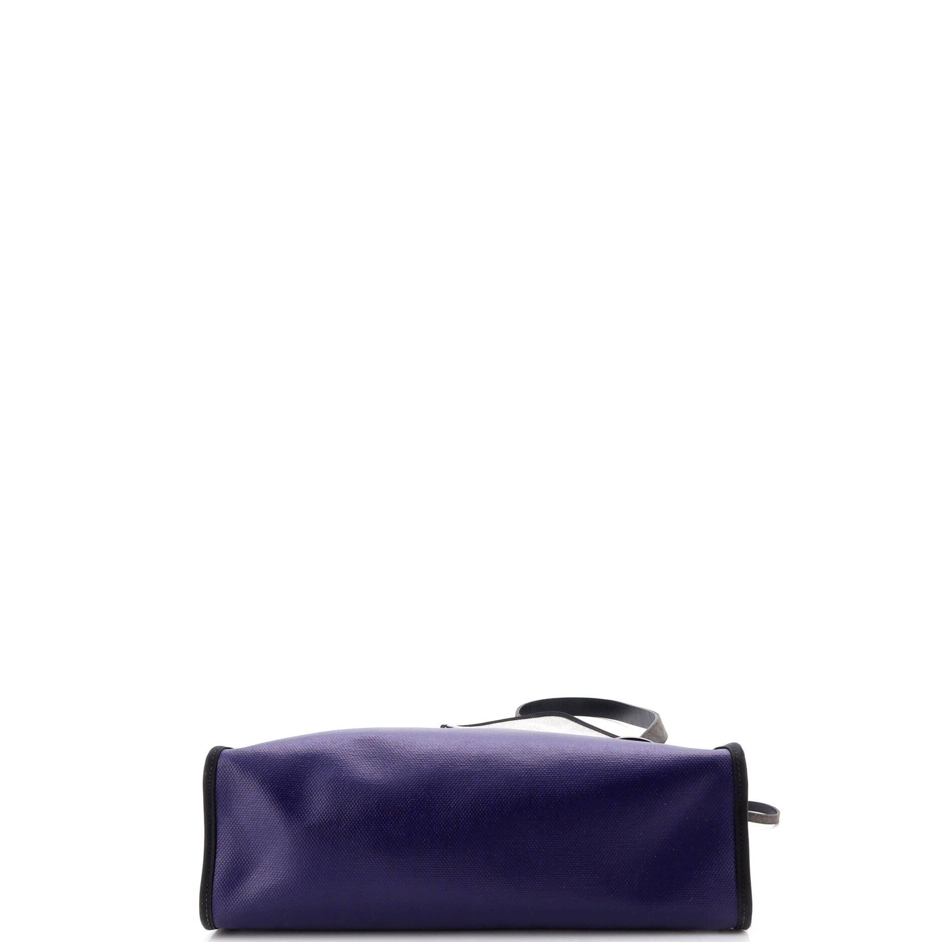 Herbag Zip Berline Vache Canvas and Leather 31, Alternate, color, Blue