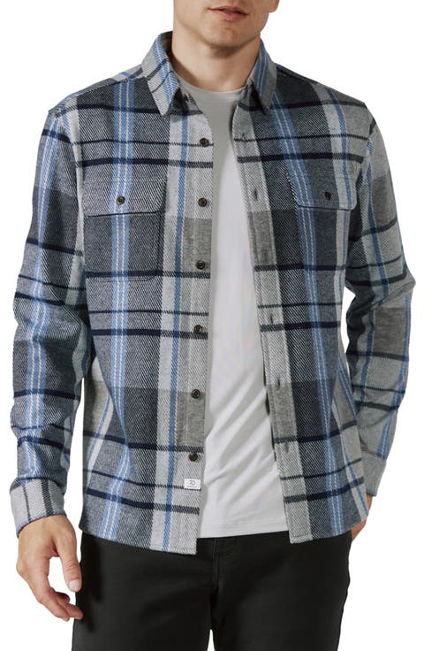 Generation Plaid Stretch Twill Button-Up Shirt