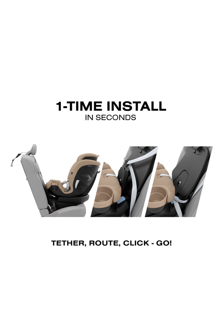 Callisto G 360 All-in-One Car Seat, Alternate, color, ALMOND BEIGE