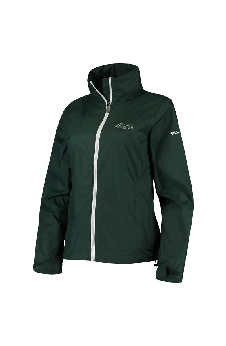 Columbia Women's Columbia Green Michigan State Spartans Switchback Full-Zip Hoodie Jacket, Alternate, color,