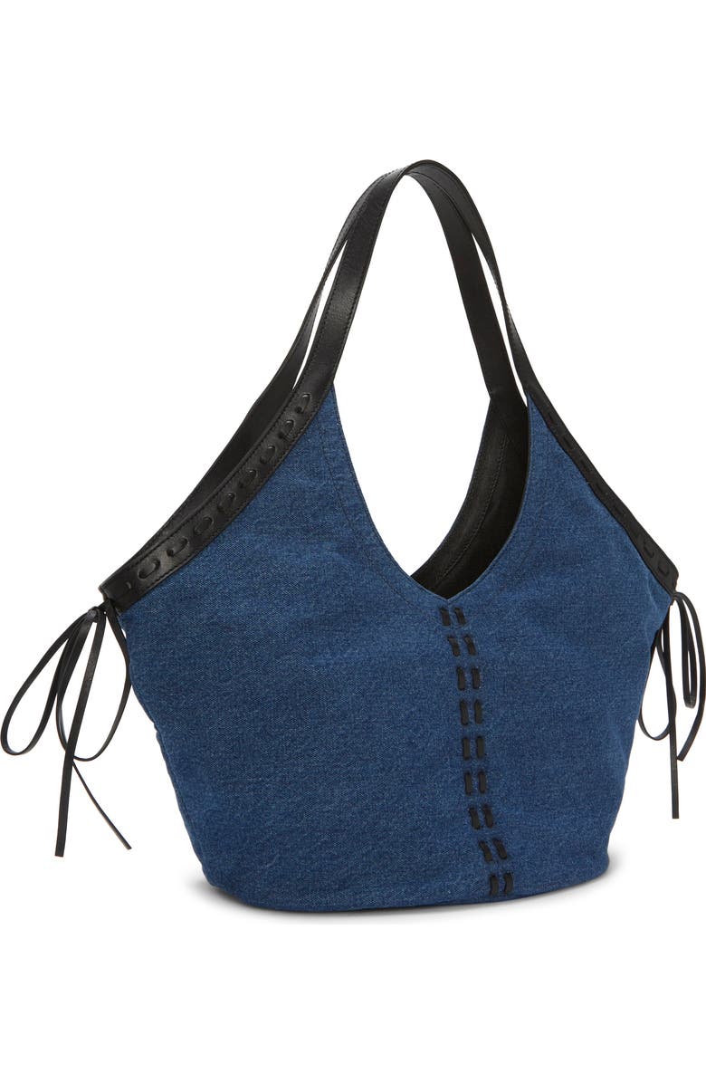 Vince Camuto Cryss Stitch Trim Tote, Alternate, color, Dkgrey 01