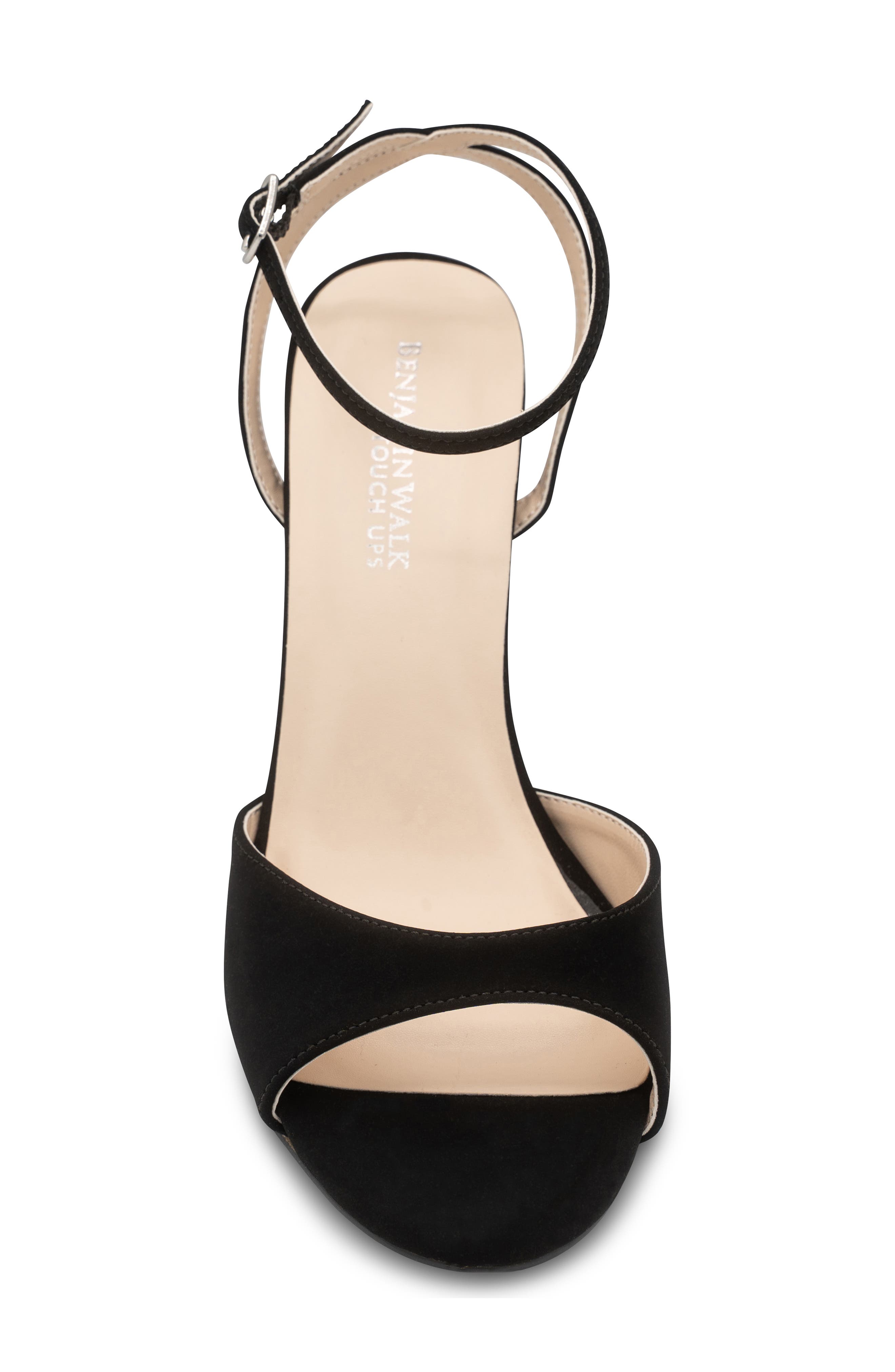 Touch Ups Quinn Ankle Strap Sandal, Alternate, color, Black