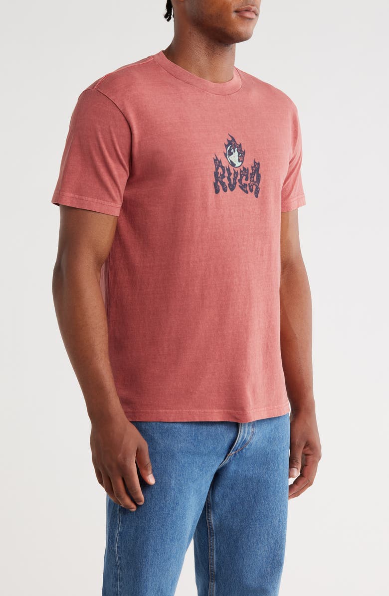 RVCA Burn Notice Graphic T-Shirt, Alternate, color, 