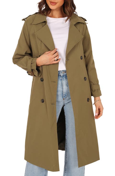 Trina Belted Trench Coat