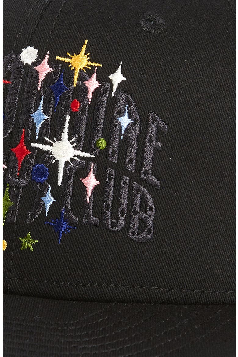 Stars Snapback Baseball Cap, Alternate, color, BLACK