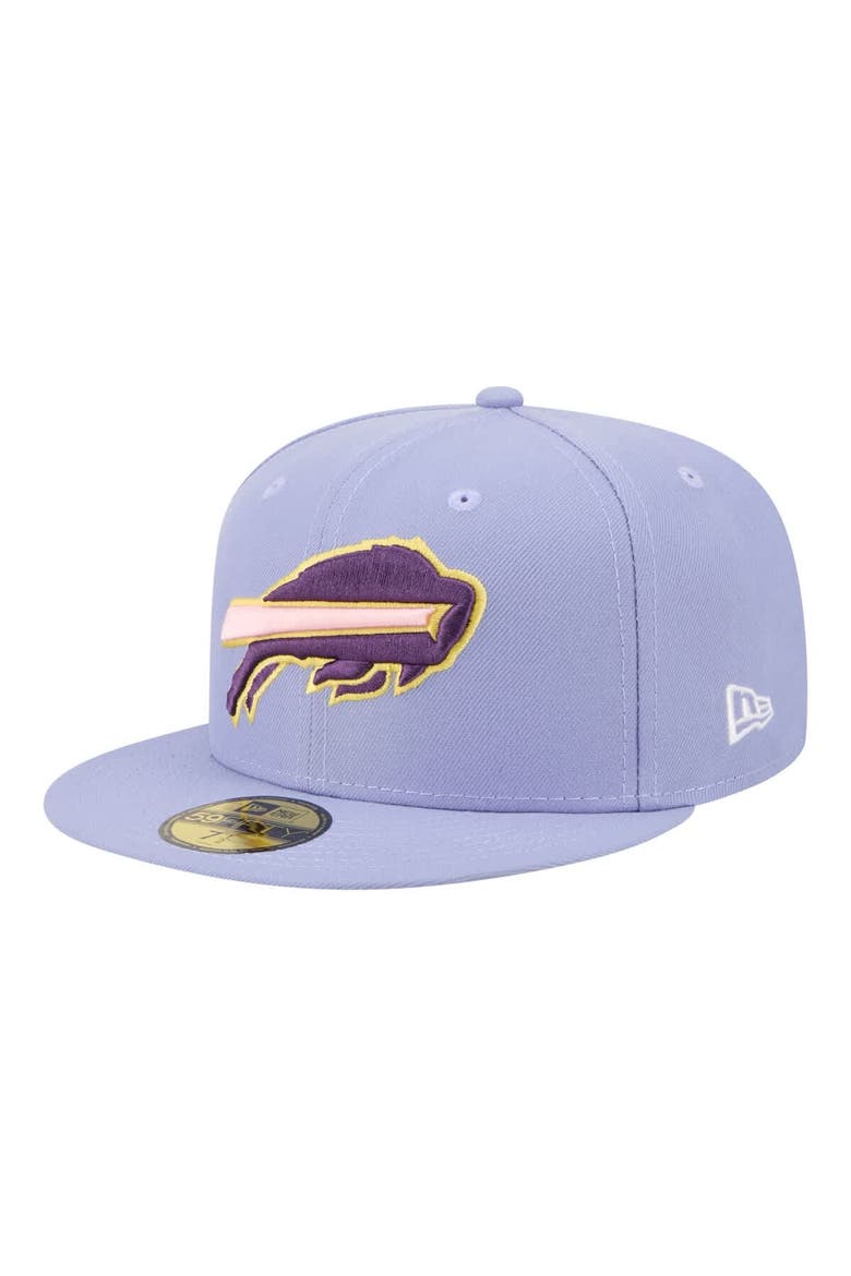 Men's New Era Light Purple Buffalo Bills Lavender Bloom 59FIFTY Fitted Hat, Alternate, color, Light Purple
