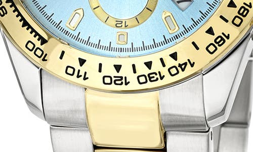 Porsamo Bleu Preston Bracelet Strap Multifunction Watch, 41mm In Two-tone