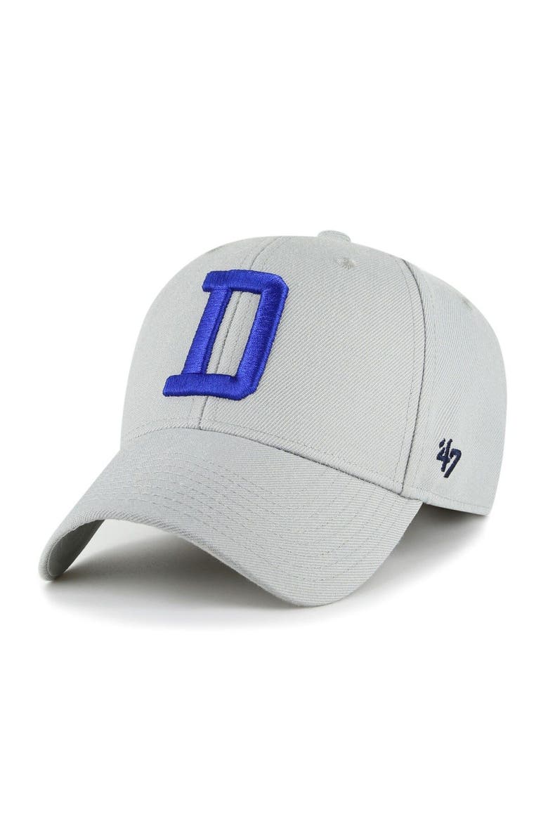 '47 Men's '47 Gray Dallas Cowboys "D" MVP Adjustable Hat, Main, color, Gray