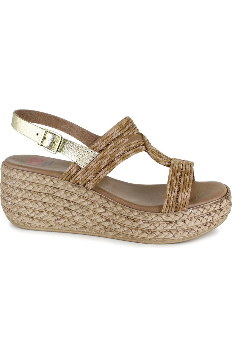 National Comfort Tarragon Crystal Embellished Platform Wedge, Alternate, color, Platinum Leather