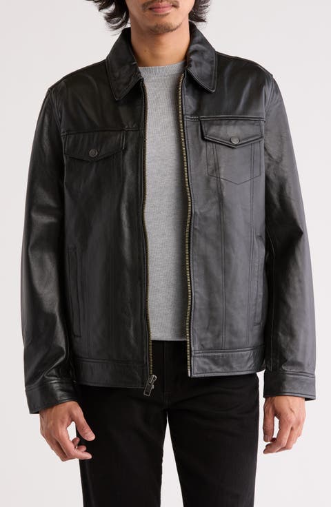 Leather Trucker Jacket