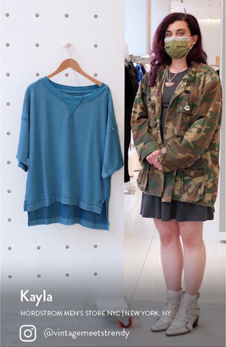 Free People FP Movement Rugby Match T-Shirt, sales video thumbnail