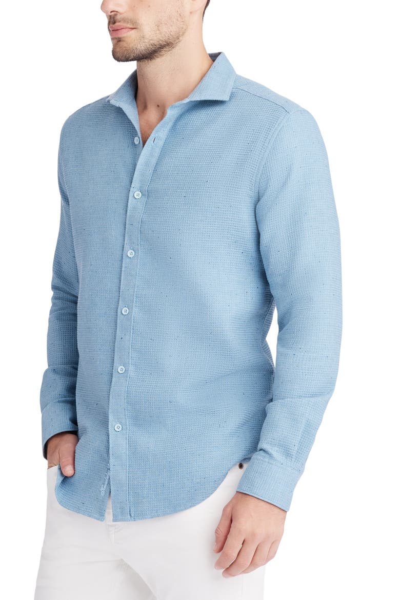 Melbury Long Sleeve Button-Up Shirt, Alternate, color, LIGHT BLUE