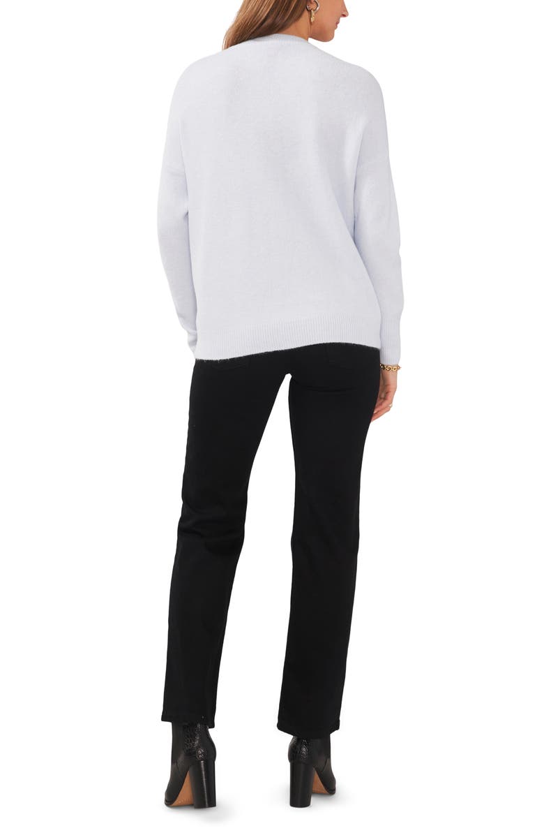 Drop Shoulder V-Neck Sweater