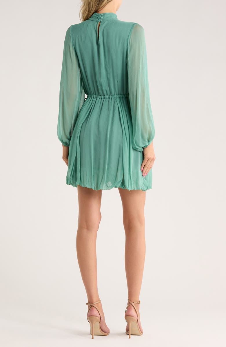 Derek Lam 10 Crosby Alex Bubble Hem Dress, Alternate, color, Juniper