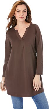 Roaman's Ultimate Y Neck Tunic