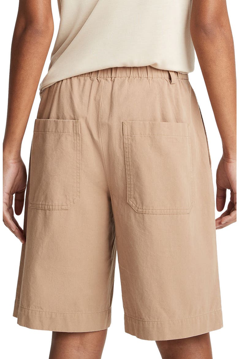 Washed Cotton Shorts, Alternate, color, COCOON