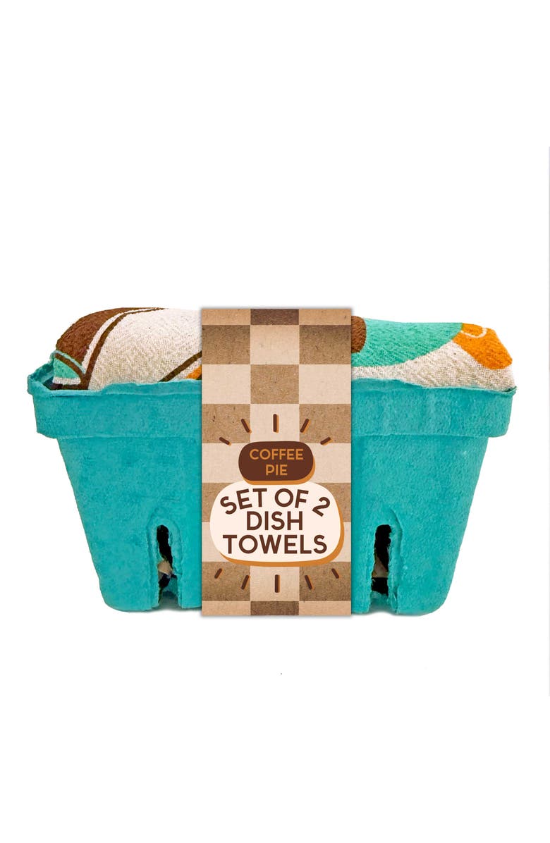 The Neighborgoods Coffee Break - Dish Towel Set of 2, Alternate, color, NO COLOR