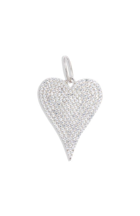 Pavé Heart Charm