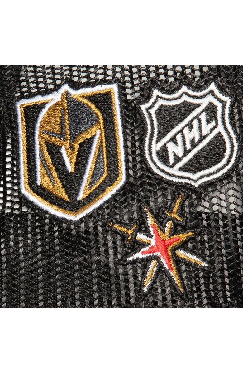 Mitchell & Ness Men's Mitchell & Ness Black Vegas Golden Knights Times Up Classic Script Cord Trucker Adjustable Hat, Alternate, color,