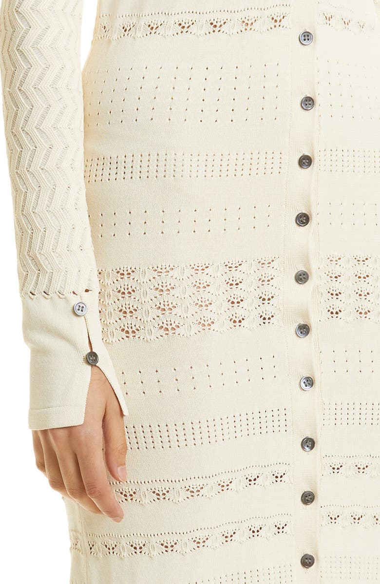 Cinq à Sept Brinley Cardigan, Alternate, color, Alabaster