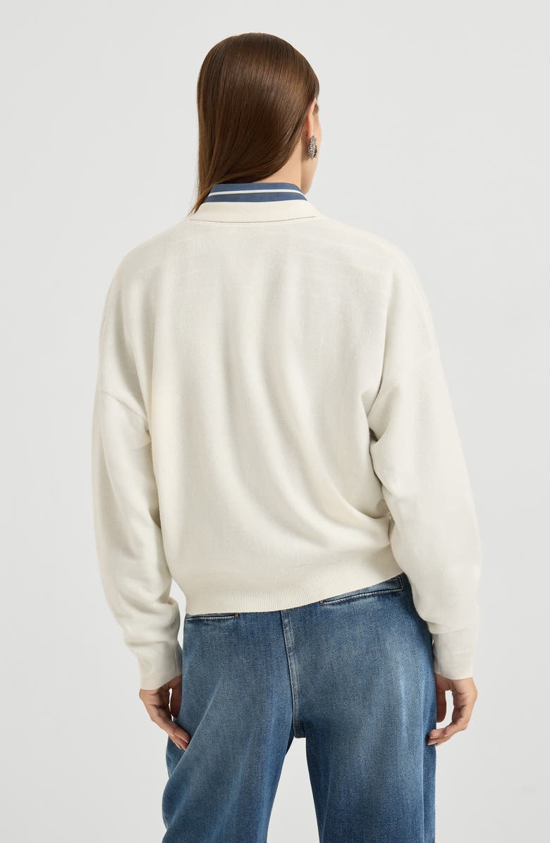 Brunello Cucinelli Cashmere cardigan, Alternate, color, White