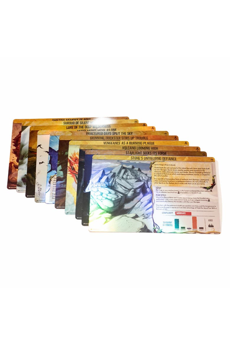 Spirit Island Jagged Earth Premium Foil Spirit Panels, Alternate, color, Multicolored
