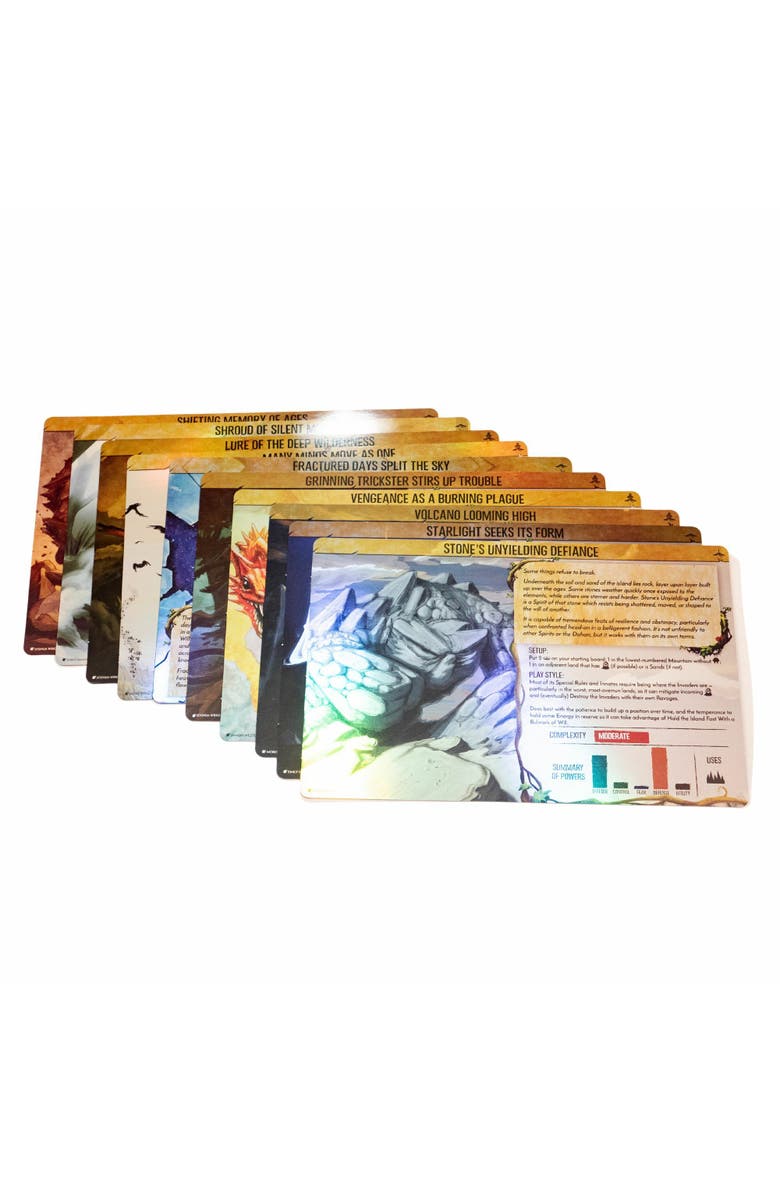 Greater Than Games Spirit Island Jagged Earth Premium Foil Spirit Panels, Alternate, color, Multicolored