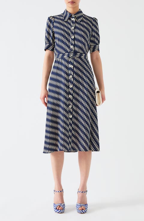 Valerie Stripe Shirtdress