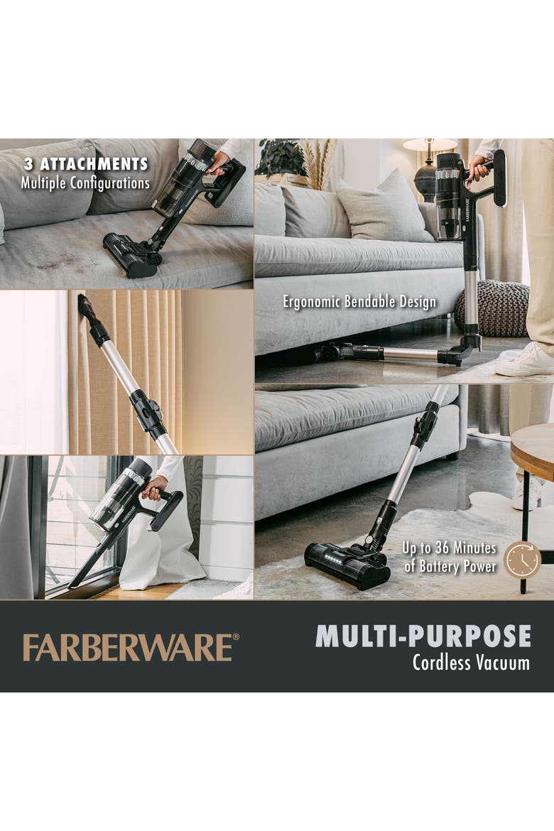 Cordless Platinum Stick Vacuum Cleaner, Alternate, color, Black