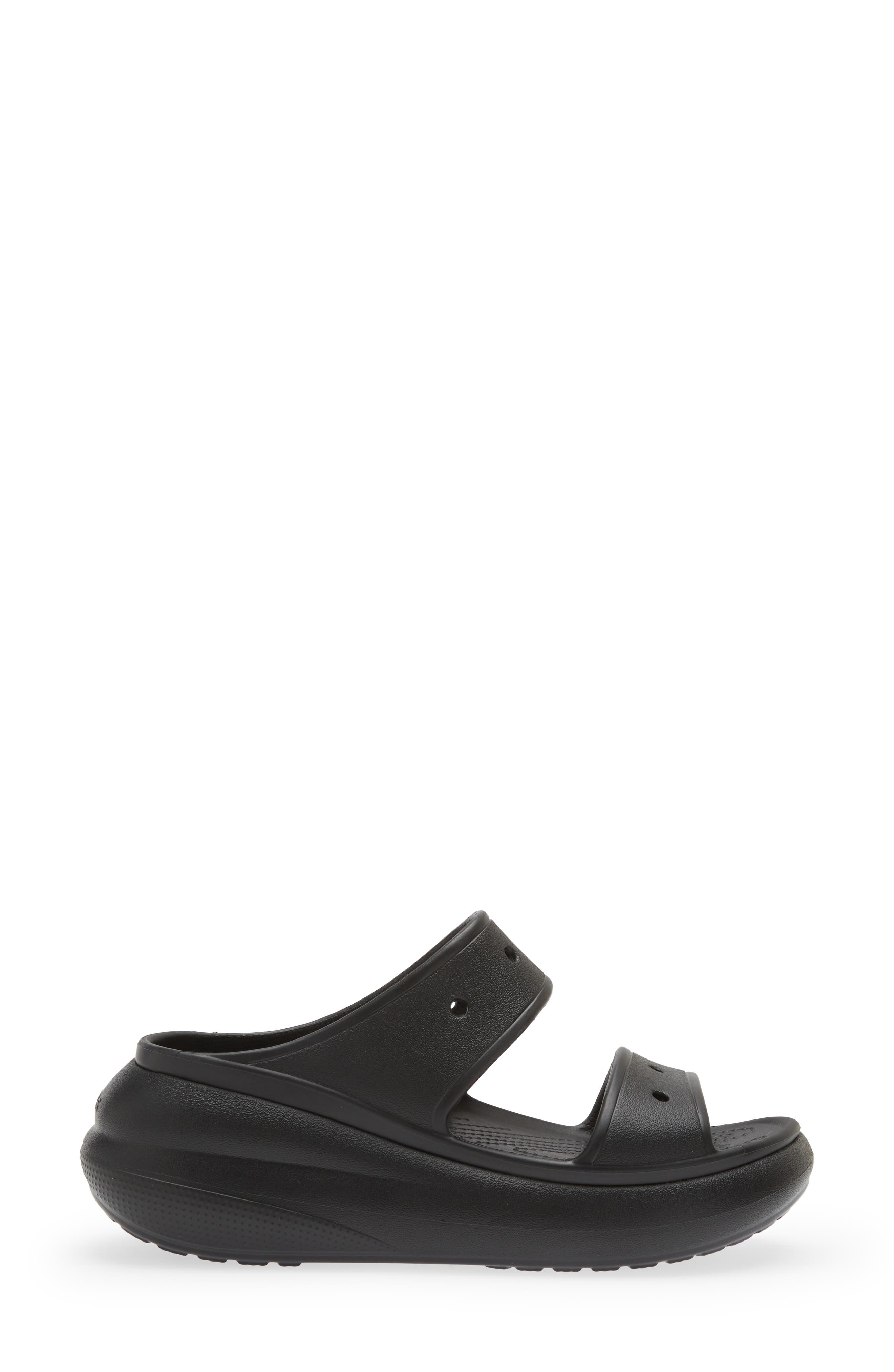 CROCS Gender Inclusive Classic Crush Slide Sandal, Alternate, color, 