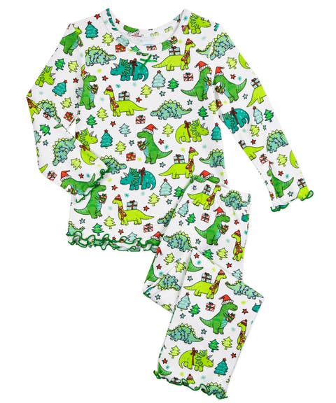 Loose Fit Ruffle PJ Set (Toddler, Little Kid & Big Kid)