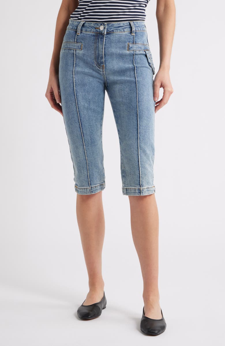 Steve Madden Delray Seam Capri Jeans, Main, color,