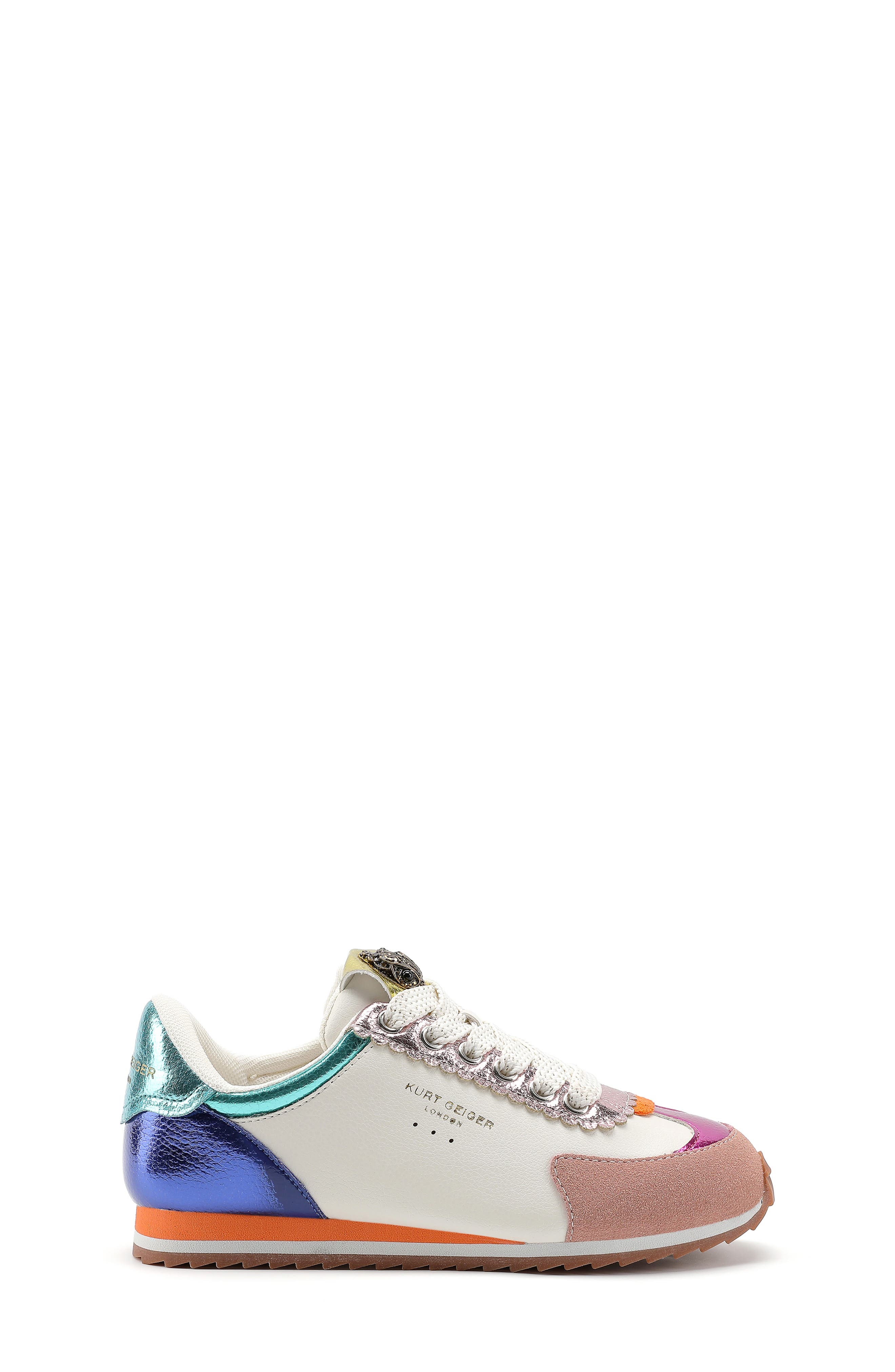 Kurt Geiger London Kids
 Mini Runner Sneaker, Alternate, color, Multi