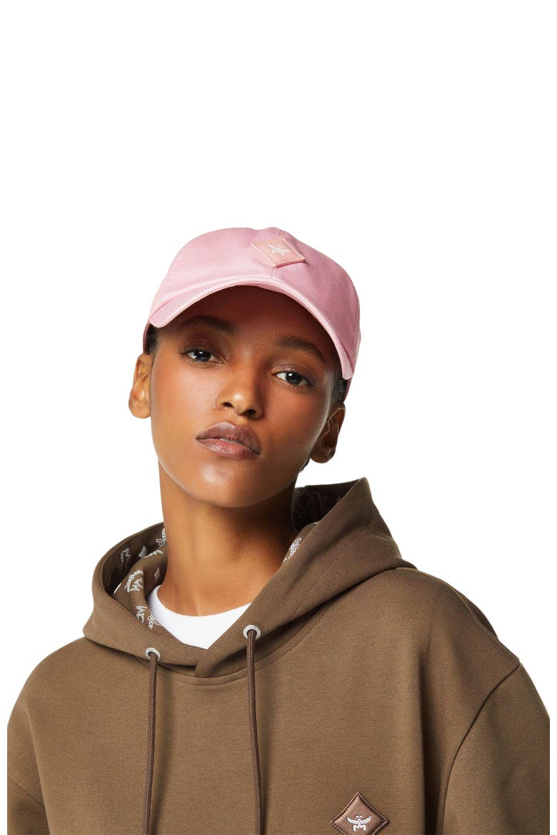 Essential Diamond Cap in Cotton Twill, Alternate, color, Pink