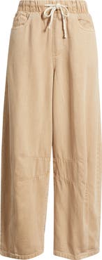 Marine Layer Ella Barrel Leg Drawstring Jeans