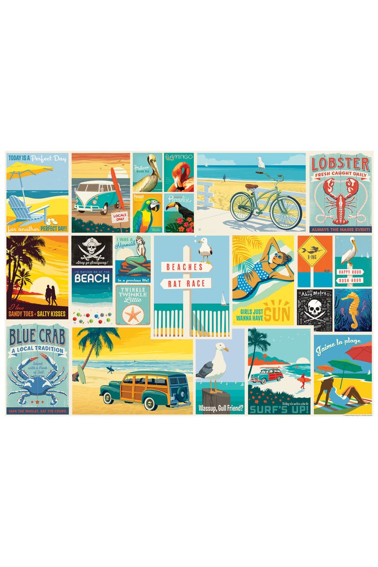 Coastal Collection 1000 Piece Puzzle, Alternate, color, Multicolor