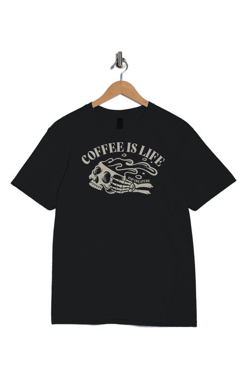 Monster Digital Coffee Is Life Graphic T-shirt In Black