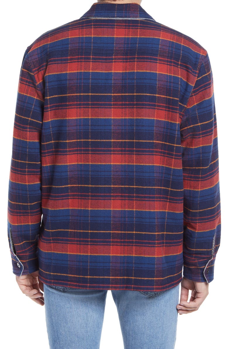 BLANKNYC Five O'Clock Shadow Slim Fit Plaid Reversible Shirt Jacket ...