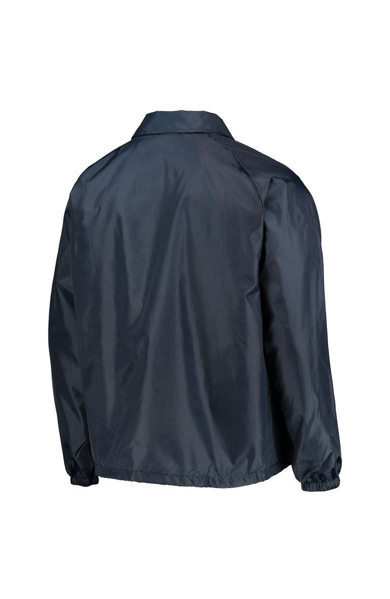 DUNBROOKE Men's Navy Chicago Bears Coaches Classic Raglan Full-Snap Windbreaker Jacket, Alternate, color, Navy