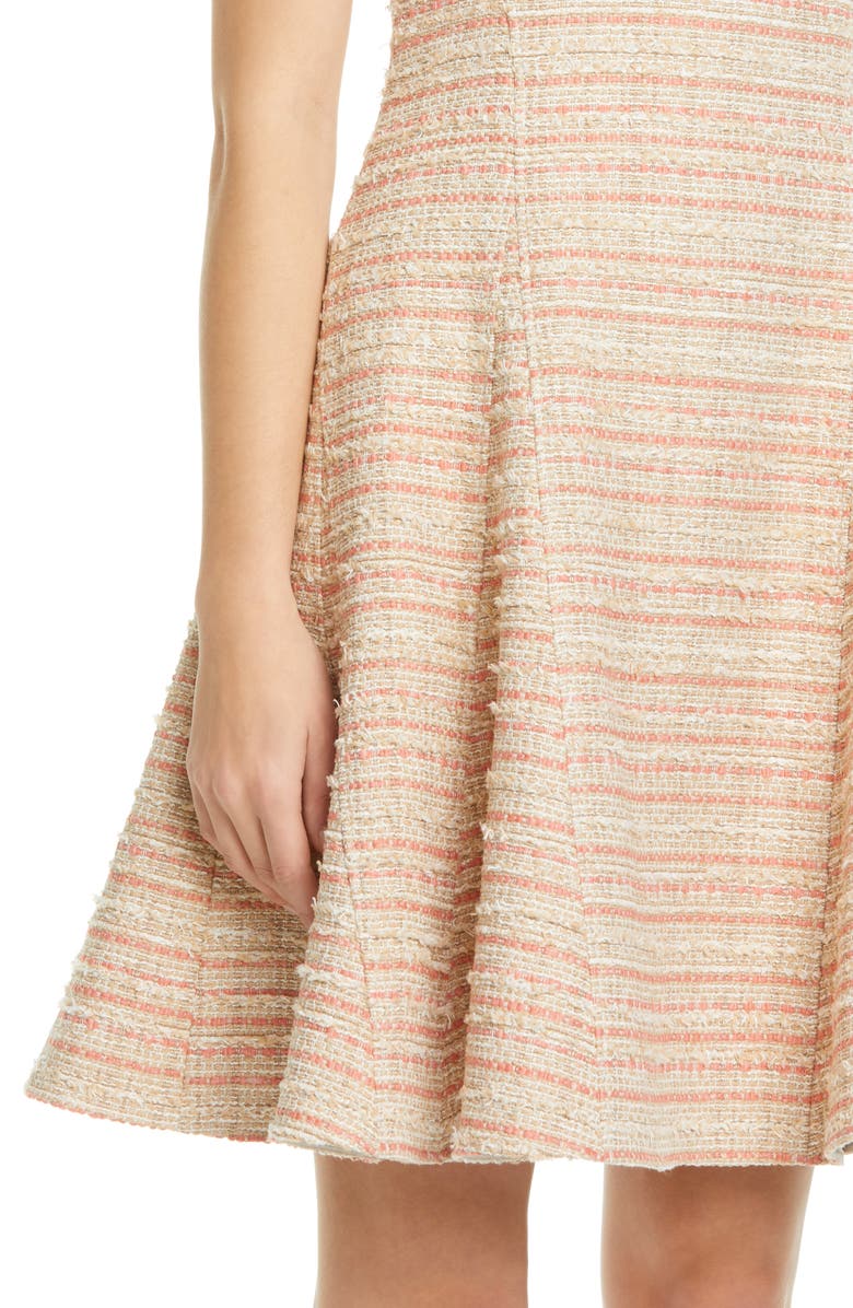 Adeam Tweed A-Line Dress, Alternate, color,