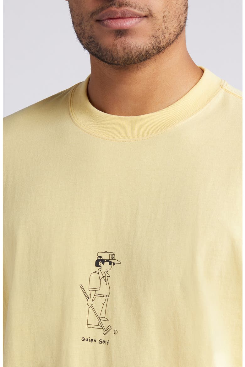 Golf Dad Cotton Graphic T-Shirt, Alternate, color, CANARY