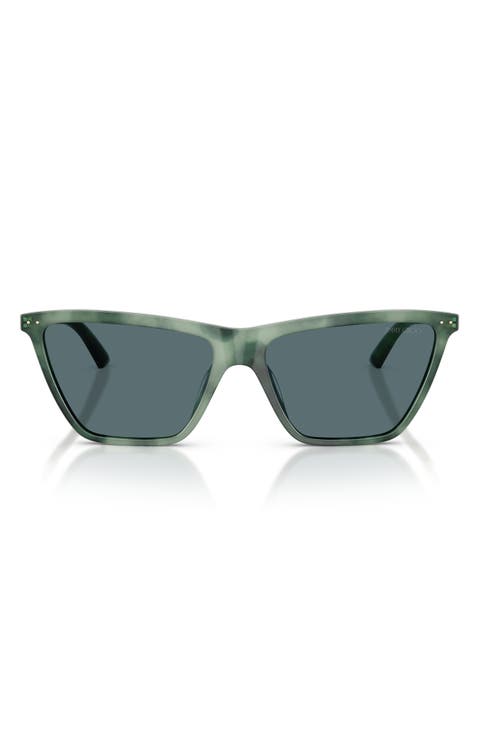 56mm Cat Eye Sunglasses