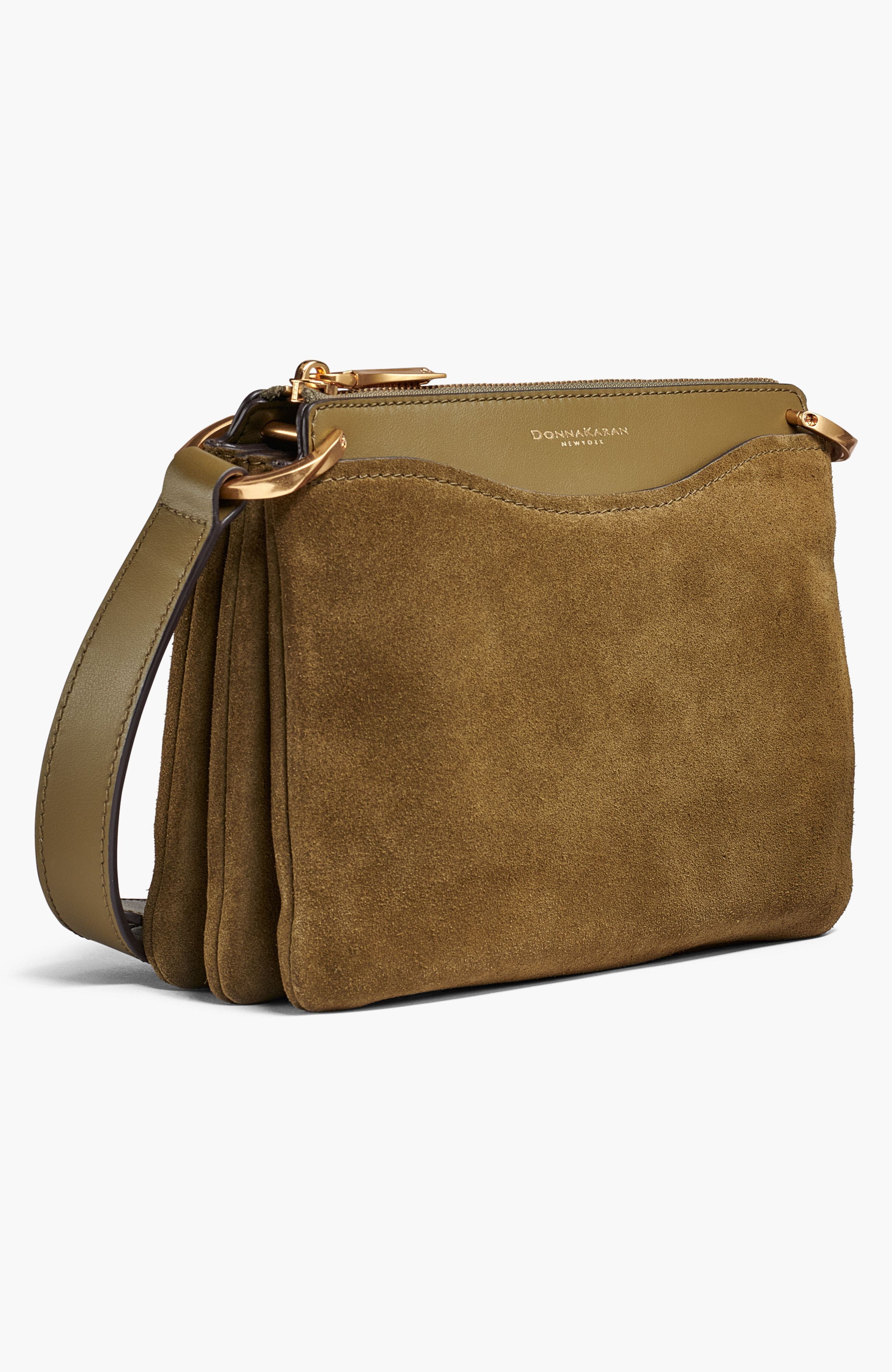 Donna Karan New York Glenwood Suede Crossbody, Alternate, color, 